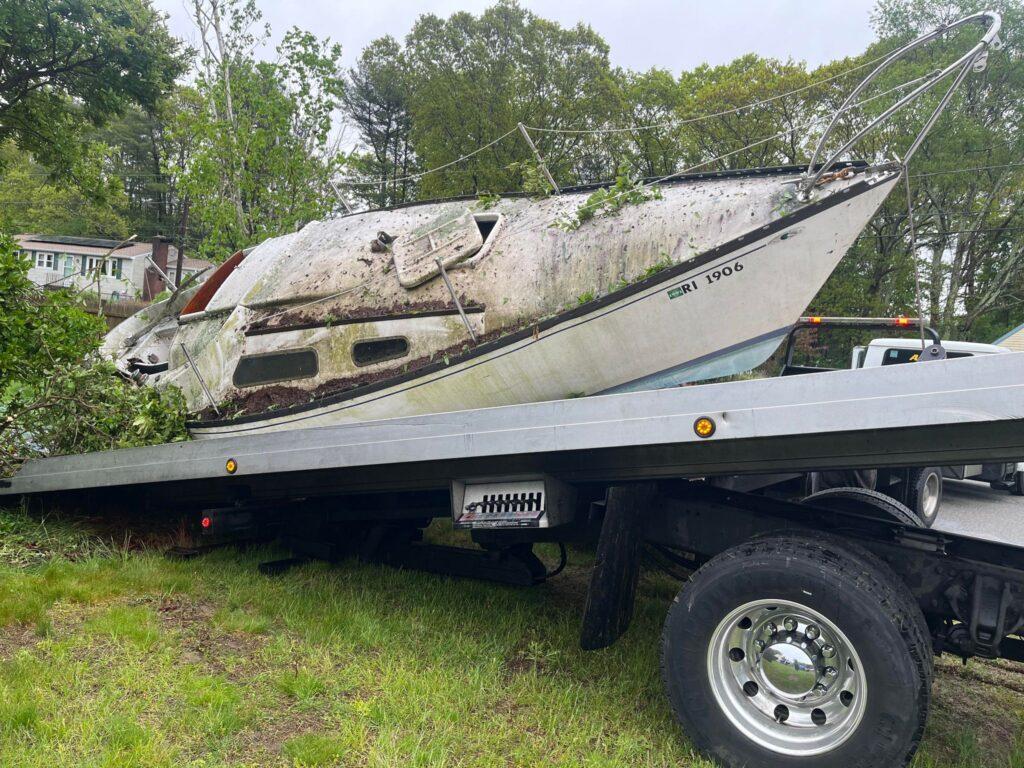 Local Boat Removal in Rhode Island and Southern Massachusetts by Rapid Junk Removal RI