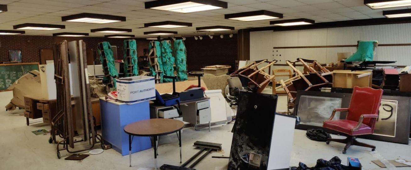 Efficient Cleanout at Oldham School in East Providence by Rapid Junk