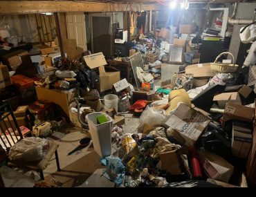 basement cleanout hoarder home rhode island