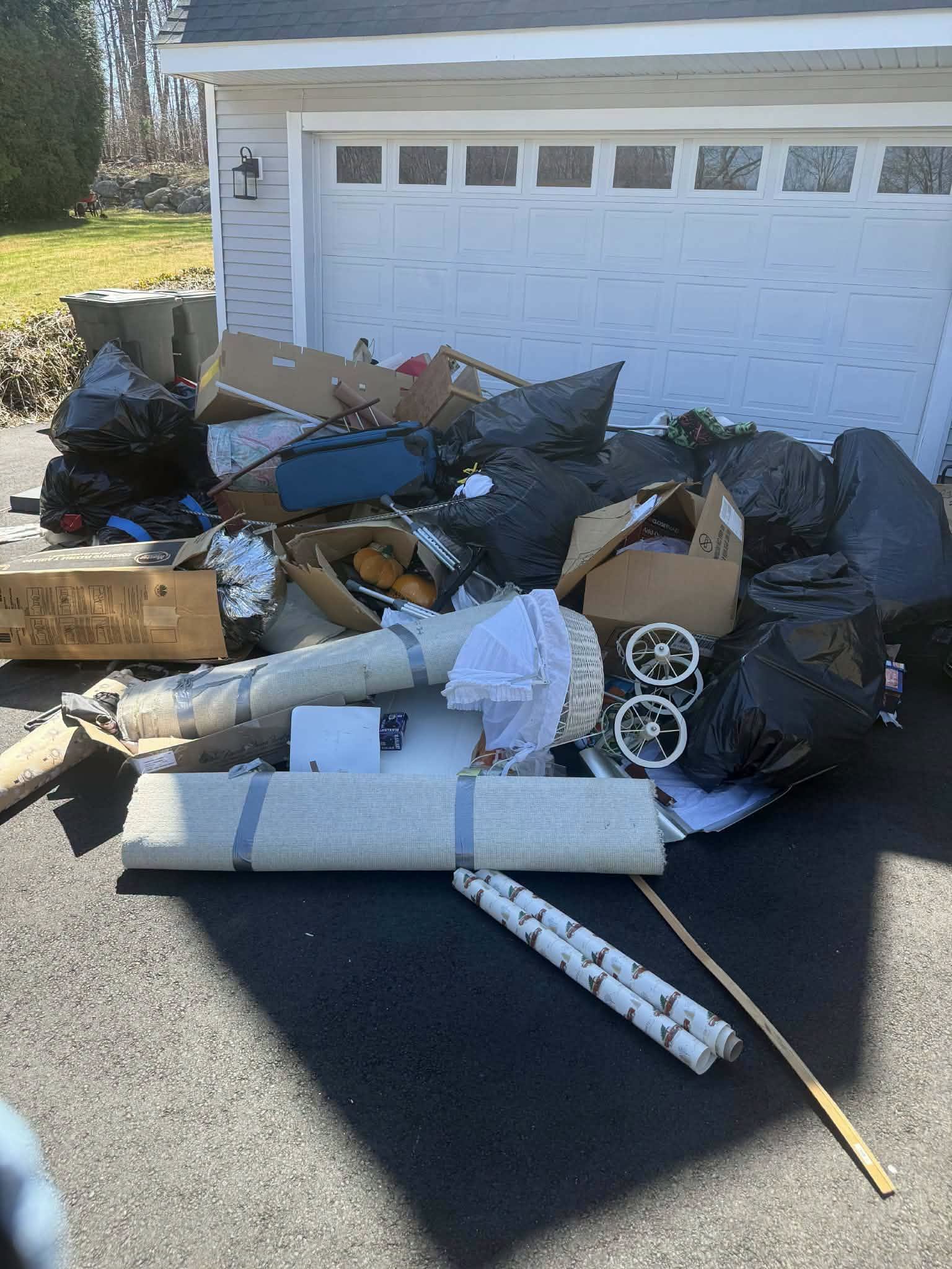 Garage, Basement & Attic Cleanouts service in Rhode Island and Southern Massachusetts
