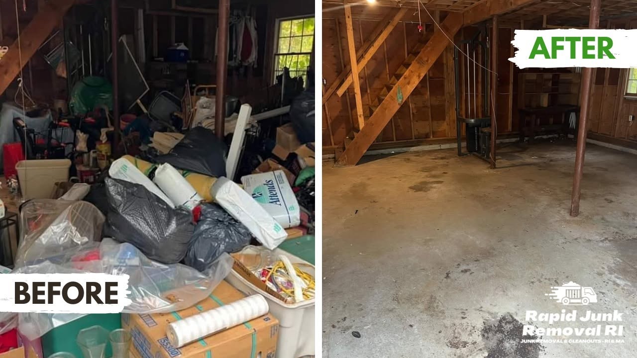 moving cleanout rhode island basement