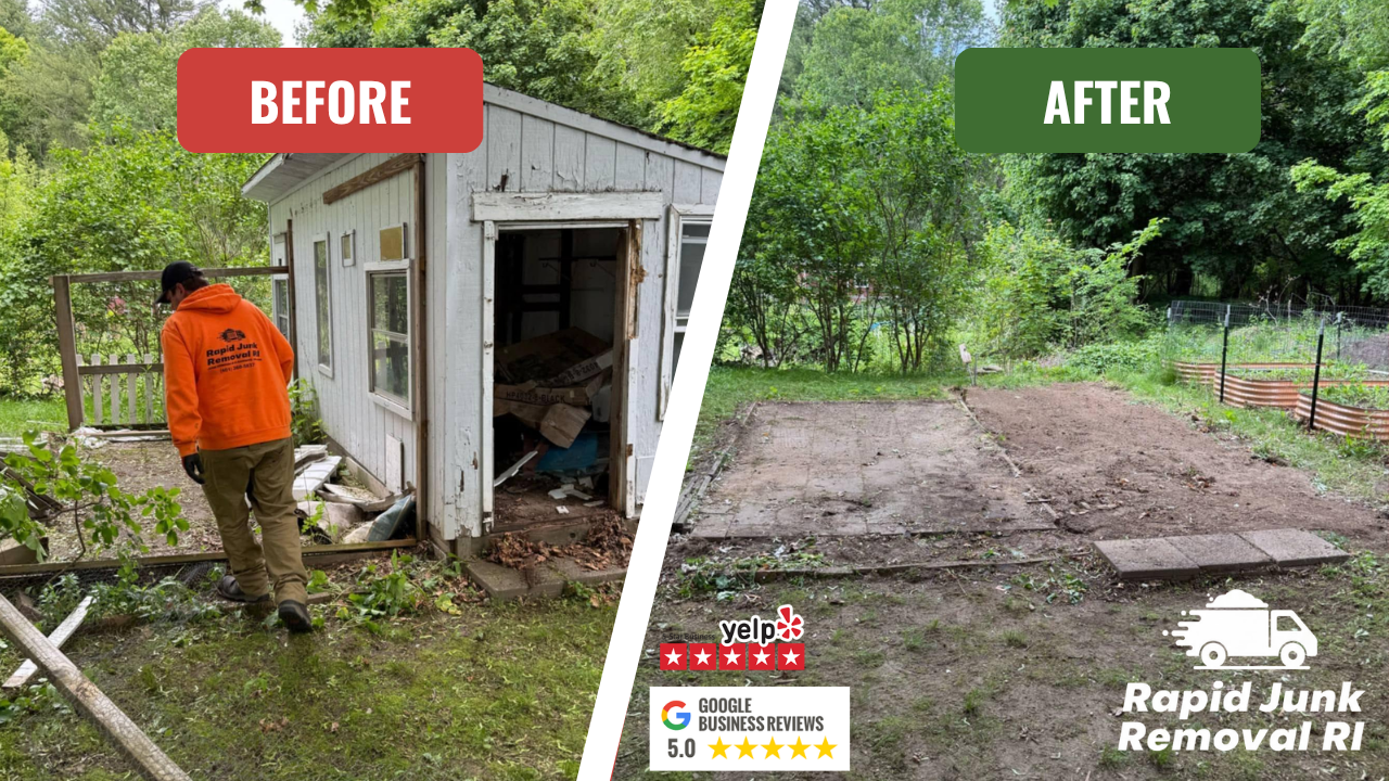 shed removal rhode island
